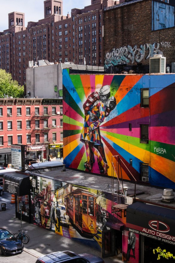 New York'ta duvarlar renkli